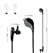Amerzam Bluetooth Headphone In-Ear Stereo Bluetooth V4.1 Wireless Sweatproof Running Headset with Microphone(black)