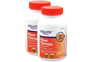 EFINITYER Equate Fiber Therapy 500mg Two 100ct Bottles