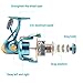 Sougayilang Fishing Reel Spinning 11+1bb Left/Right Interchangeable Spinner Gear High Speed Smooth Bass Fishing Reels (AF3000)