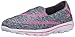 Skechers Kids Go Walk 2-Relay Athletic Slip On (Little Kid/Big Kid), Gray/Hot Pink, 12 M US Little Kid