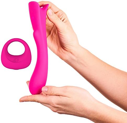 Vibrators Waterproof Massage Wand Massager & Cockring Adult Toys for Couples Sex