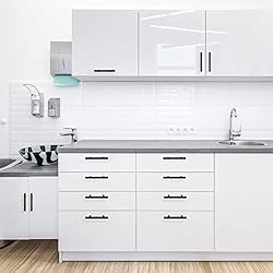 Glattever 10 Pack Cabinet Handles Matte Black