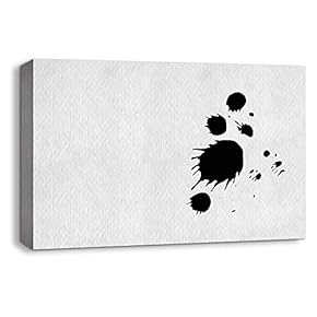 Canvas Wall Art Rustic Ink Pictures Home Wall Decorations for Bedroom Living Room Paintings Canvas Prints Framed - 12x18 inches