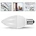 LOHAS C7 Light Bulb, E12 Candelabra Base LED Bulb, 1watt Mini Night Light LED Bulbs, Cool White 6000k, 110-130V Small Lights, Not-Dimmable 360 Beam Angle for Salt Lamp Bedroom Nursery, Pack of 6