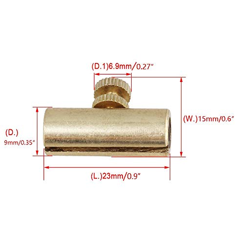 XuBa Professional Metal Wolf Tone Eliminator Eliminate Mute Suppressor for Cello Gold/Copper
