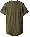 Southpole Men's Short Sleeve Scallop Tee With Utility Detail Scallop Bottom and Sleeve Pocket
