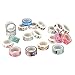 Dalus 20 Rolls Washi Masking Tape Set, Decorative Adhesive Tape for Crafts,Beautify Bullet Journals,Planners