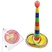 Cosmos Colorful Plastic Detachable Sport Ring Toss Game Set with Carrying Mesh Bag