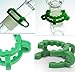 12 pcs Keck Clips Ground Joints #24, Standard Taper POM for Joints 24/29 and 24/40