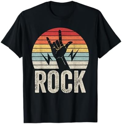 洋書 VINTAGE ROCK T-SHIRTS Amazon.com: Vintage Rock T-Shirt Concert Band Poster 70s 80s Retro