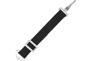 11384 Black Crow 2" Anti-Sub Crotch Belt Used With Latch Link Buckle