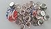 100 Buttons to Cover - Made in USA - Cover Buttons with Flat Backs Size 36 (7/8