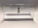 Acrylic Display Case/Box 2 Steps Perspex Dust Proof Show Minifugures and Vinylmation (Black)