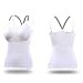 Flyou 2Pcs Ladies Seamless Cotton Undergarment Tank Top Camisole Warmer Camisoles Tanks