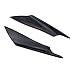 Hanperal 4pcs Car Carbon Fiber Color Front Bumper Splitter Fins Body Spoiler, Front Bumper Fins Lip Trim