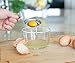 Internet's Best Stainless Steel Egg Separator | Egg White Egg Yolk Separator | Filter Egg Sieve | Breakfast Kitchen Tool Strainer