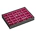 Stackers Black & Fuchsia Pink Classic 25 Section jewelry box