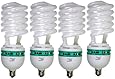 ALZO 85W Joyous Light Full Spectrum CFL Light Bulb 5500K, 4250 Lumens, 120V, Pack of 4, Daylight White Light