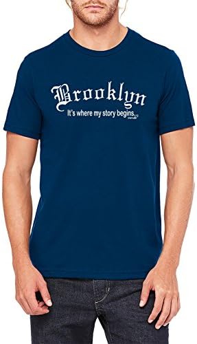 Brooklyn It's Where My Story Begins Adult Mens Style Tshirt