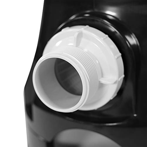 XtremepowerUS 75203 Pool Cartridge Filter W/Builtin Pump, White/Black