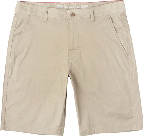 RVCA Men's Week-End Hybrid II Short, Dark Khaki, 34