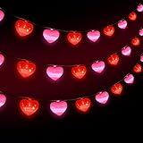Mudder Valentine Heart String Light 10 Feet 20 LED