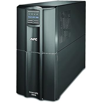 APC Smart-UPS 3000VA UPS Battery Backup with Pure Sine Wave Output (SMT3000)