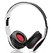 Hi-Fi Stereo headset, Wireless Bluetooth Headphones, Foldable, Built-in Microphone, Compatible with Phones/Tablet/Audio-Black