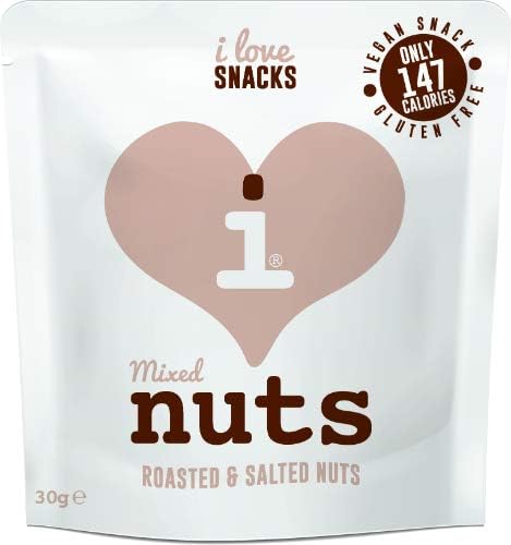 I Love Snacks | Roasted & Salted Mixed Nuts | 7 x 30g (UK)