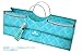 Cakewalk Turquoise Quilted Wine Purse Bag, Blue,