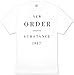 T-Shirt - New Order - Substance 1987 White Size Large