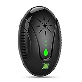 Ultrasonic Pest Repeller for Pest Control, 3 in 1 Electronic Bug Repellet Plug-in Indoor. repel Mice Mosquitoes Bugs Roaches Ants Spiders Rats Bats Birds Flies Fleas Rodents and Insects (black)