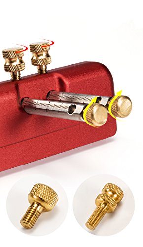 Adjustable Aluminum Alloy Marking Gauge Wood Scribe Mortise Gauge DIY Woodworking Scribing Tool(Refill not included)
