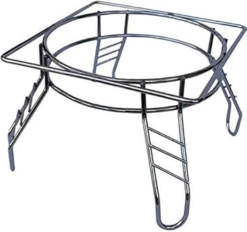 HEET Fancy Water Pot and Matka Stand Stainless Steel Pot Stand Kitchen Rack Chrome Plated Plant Pot Stand Pack of 1