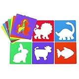 Colorations - EANST Animal Shape Stencils Set of 12