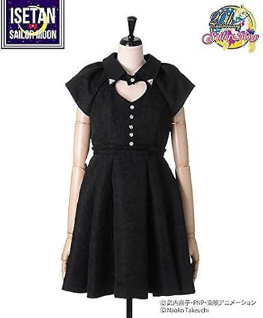 Amazon Co Jp セーラームーン 伊勢丹 ハニーバンチ ジャガードハートワンピース ブラック Honey Bunch コラボ 希少品 ホビー 通販