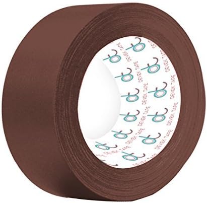 Devek Professional's Choice Premium Gaffer Tape Matte Cloth With Rubber Adhesive 12.5 Mil Thick 2 Inch x 25 Yards Brown