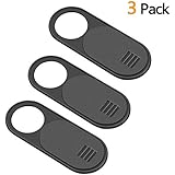 DILITEC 3 Pack Ultra Thin Webcam Cover Slide Camera for Laptop Computer LCD Ecoho Show Tablet iPad Phone Protect Privacy