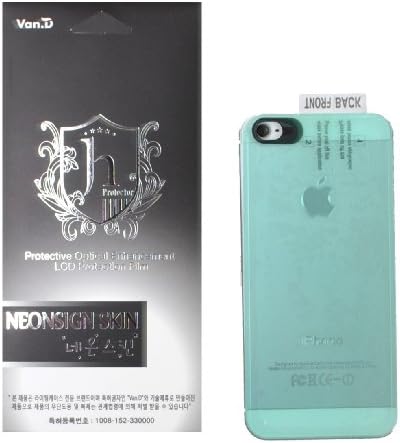 Van.d Neonsign Led Light up Back Cover Protect Film For Apple iphone5 iphone 5S