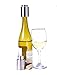 WASING SS-01 Stainless Steel Vacuum Wine Stopper - Pump Inside -FDA Approved,Super Easy to Keep Your Best Wine Fresh