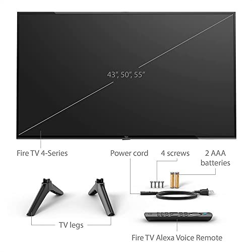 Amazon Fire TV 50" 4Series 4K UHD smart TV, stream live TV without