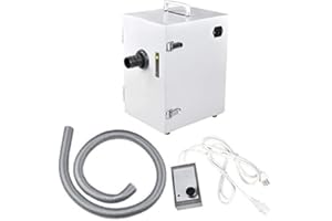 BONEW Portable Lab Digital Dust Collector Vacuum Cleaner Machine Single-Row