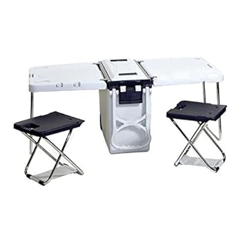 carface nevera 18,6l con mesa y dos sillas camping Auto Viaje ...