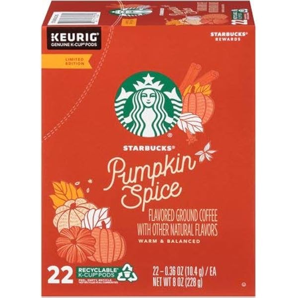 Starbucks Pumpkin Spice Flavored Coffee 