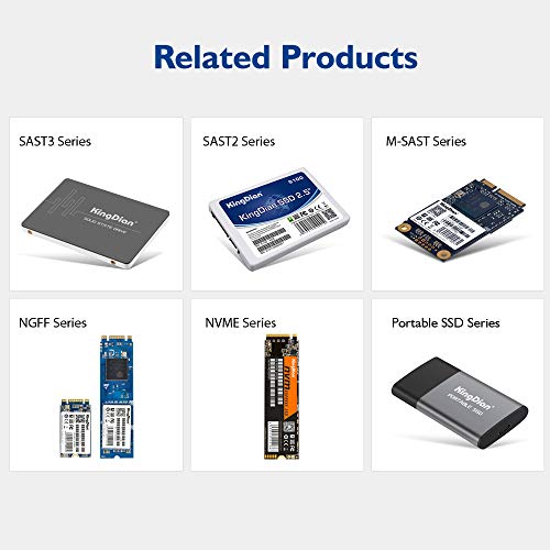 KingDian 60GB 120GB 240GB 480GB 1TB 2TB SATA3 SSD Hard Dive for PC and Laptop (S280 1TB)