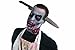 Rubie's Zombie Shop Kitchen Knife-Thru-Head, Silver/Red/Black, One Size