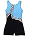 Ephex Girls' One-piece Sparkle Dancing Gymnastics Athletic Biketards Leotard 2-12Y