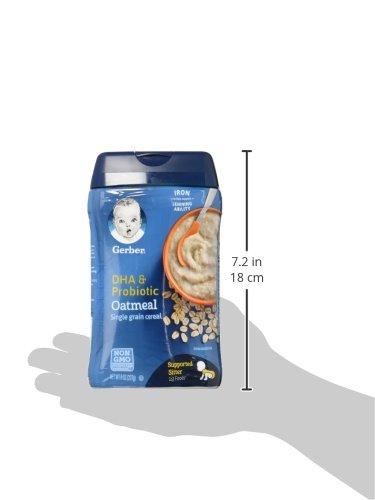 6 Gerber+Baby+Cereal+Probiotic+Oatmeal
