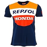 HRC Honda Repsol Moto GP Team Panel Blue Marquez, Pedrosa T-shirt Official 2017