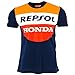 HRC Honda Repsol Moto GP Team Panel Blue Marquez, Pedrosa T-shirt Official 2017